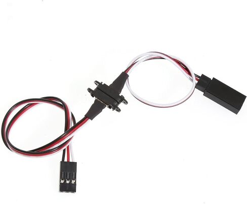 2Pack RC Magnetic Snap-On Jr Extension Cable 3Pin 13" Length RC LED lamp Group Magnetic Suction Extension Wires for 1/10 1/8 RC Crawler Buggy Truck Car Boat Airplane Drones Helicopter in Saudi Arabia