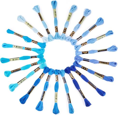 1mm Embroidery Floss 24 Skeins Brown Theme Friendship Bracelet String 6-Ply Cross Stitch Embroidery Thread for Sewing Machine Hand Sewing in Saudi Arabia