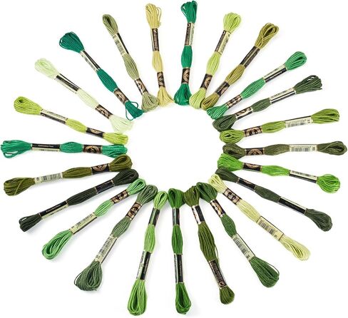 1mm Embroidery Floss 24 Skeins Brown Theme Friendship Bracelet String 6-Ply Cross Stitch Embroidery Thread for Sewing Machine Hand Sewing in Saudi Arabia