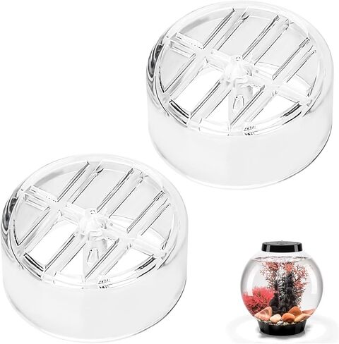 Bubble Tube Guard for biOrb, Acrylic Cover for Aquariums Bubble Tube, Transparent Bubble Accessories for biOrb Aquarium Fish Tanks, Keeps Objects, Fish, Snails, Shrimp Out of Filter, 2PCS in Saudi Arabia