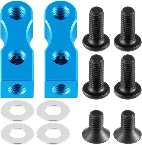 RC TT02 Aluminum Servo Mount Brackets Servo Seat Mount Compatible with Tamiya TT02 TT02B 1/10 RC On Road Touring Car Upgrade Parts in Saudi Arabia