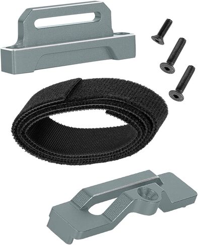 RC Upgrades Part Aluminium Alloy Battery Mount Plate Tray Battery Holder Mount for 1/10 Slash 2WD/Slash 2WD VXL/F0rd F-15O Raptor 2WD,Tall Battery Holder Mount Hold Down,Titanium(#5827) in Saudi Arabia