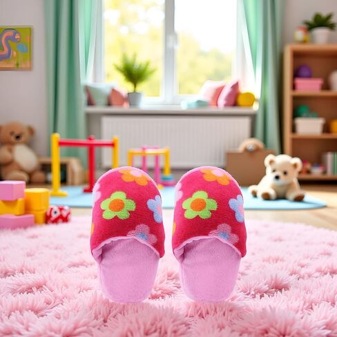 2Pcs Chew-Resistant Dog Toys with Interactive Squeaker - Double-Layer Oxford Fabric Plush Pet Chew Toys for Aggressive Chewers, Machine Washable (Slipper Design, Multicolor) in Saudi Arabia