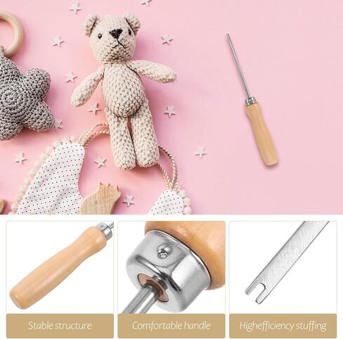 Artibetter Cotton Stuffing Tool for Plush Toys, Bear Stuffing Stick for Animals, DIY Handcraft Fiberfill Tool for Toy Filling and Pillow Stuffer in Saudi Arabia