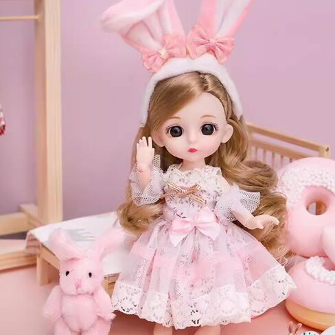 GLOBLELAND 6Pcs 6 Colors Doll Roman Curly Wigs 20cm/7.9inch Doll Hair Extension for DIY BJD Dolls Makings Accessories Crafts Long Synthetic Dolls Wigs Hair Wigs Accessories in Saudi Arabia