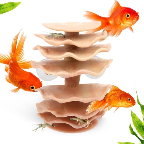 DQITJ Shrimp Hide Aquarium Fish Hideout with Suction Cup Aquarium Fish Cave Hideout Betta Habitat Fish Tank Decoration in Saudi Arabia