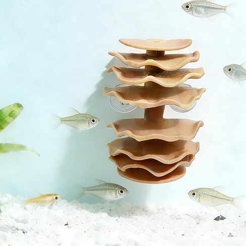DQITJ Shrimp Hide Aquarium Fish Hideout with Suction Cup Aquarium Fish Cave Hideout Betta Habitat Fish Tank Decoration in Saudi Arabia