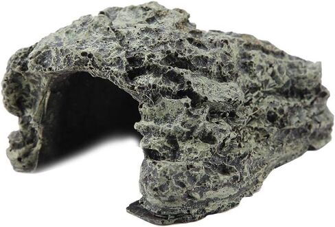 Weiyirot Fish Hiding Cave, Turtle Hiding Resin Cave, Aquarium Turtle Reptile Basking Hide House Habitat Shelter Decoration Ornament for Aquarium, Tank, Pond, etc(DB-025C Large) in Kuwait
