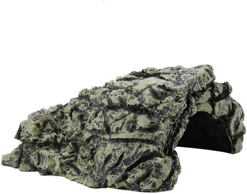 Weiyirot Fish Hiding Cave, Turtle Hiding Resin Cave, Aquarium Turtle Reptile Basking Hide House Habitat Shelter Decoration Ornament for Aquarium, Tank, Pond, etc(DB-025C Large) in Kuwait