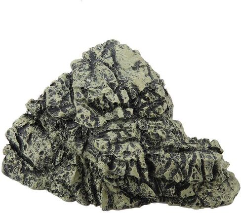 Weiyirot Fish Hiding Cave, Turtle Hiding Resin Cave, Aquarium Turtle Reptile Basking Hide House Habitat Shelter Decoration Ornament for Aquarium, Tank, Pond, etc(DB-025C Large) in Kuwait