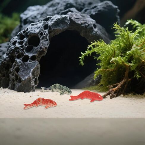 5Pcs Small Fake Koi Fish Decorations for Aquarium Fish Tank Decor Realistic Artificial Ornaments for Home Office Terrarium DIY Miniature Statue in Saudi Arabia