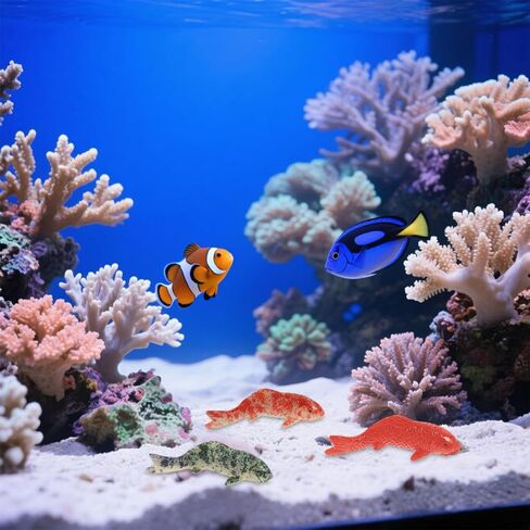 5Pcs Small Fake Koi Fish Decorations for Aquarium Fish Tank Decor Realistic Artificial Ornaments for Home Office Terrarium DIY Miniature Statue in Saudi Arabia