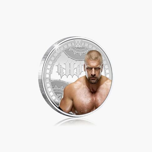 FANTASY CLUB Triple H WWE 32 mm Official Collectible Coin – Tribute to The King of Kings and 14-Time World Champion – Limited Edition for Fans and Collectors in Saudi Arabia