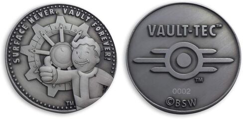 Fanattik Fallout-Flip Coin-Vault-Tec 5C89005C52 in Saudi Arabia
