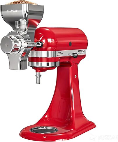 Metal Grain Mill Attachment for KitchenAid Stand Mixer – 12-Level Grind Adjustment, All-Metal Construction for Grinding Grains, Spices & More in Saudi Arabia
