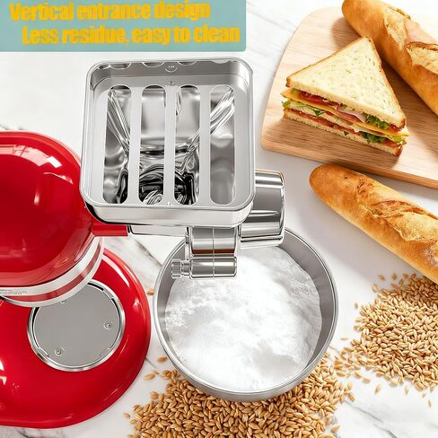 Metal Grain Mill Attachment for KitchenAid Stand Mixer – 12-Level Grind Adjustment, All-Metal Construction for Grinding Grains, Spices & More in Saudi Arabia