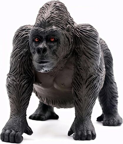 Gemini&Genius Silverback Gorilla Action Figure Toy for Kids in Saudi Arabia