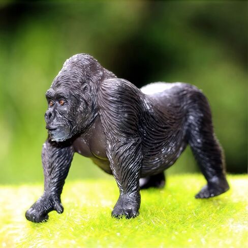 Gemini&Genius Silverback Gorilla Action Figure Toy for Kids in Saudi Arabia