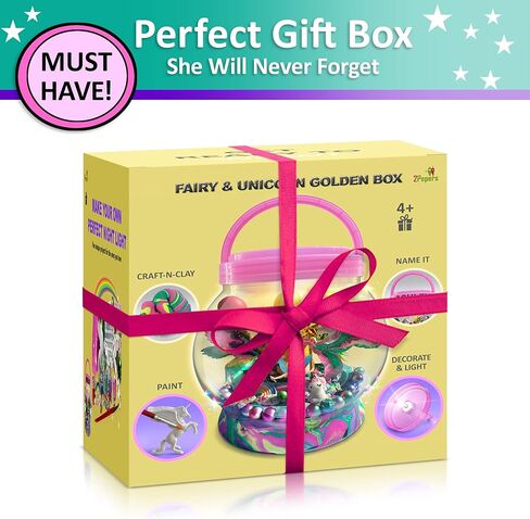 حديقة الديناصورات الصغيرة المضيئة مع لعبة الديناصورات القابلة للطلاء، والرسم الصخري والفنون والحرف اليدوية للأولاد والبنات، طقم Terrarium DIY للأطفال، هدايا الديناصورات لجميع الأعمار، هدية عيد ميلاد، إضاءة ليلية DIY in Kuwait