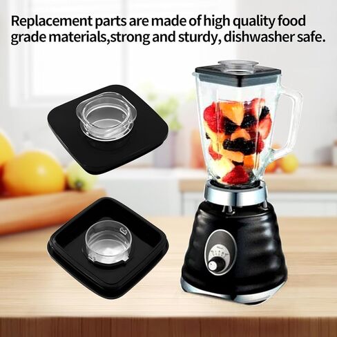 for Oster Replacement Blender Square Lid,Plastic Square Shape Blender Lid Compatible with Oster and Osterizer Blender Cover Accessories in Kuwait