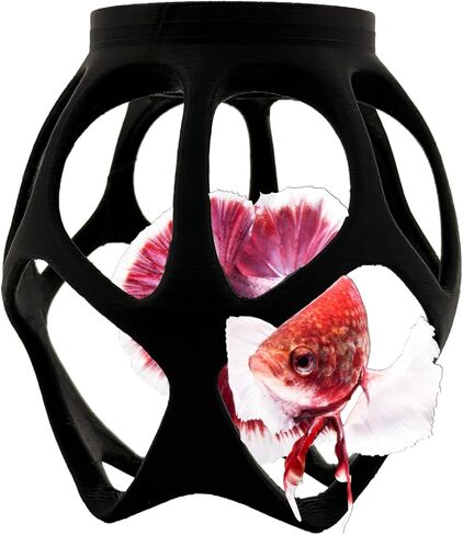 Betta Nest Floating Swim Through Toy for Betta Fish, Exercise and Enrichment Hideout, Aquarium Tank Decor Accessory (Mint Green, Classic) in Saudi Arabia