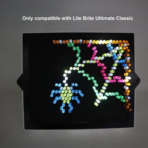 Paper Template Refill Sheets for Basic Fun Lite Brite Ultimate Classic Assorted #1 (10 Pack - 7"x8") in Kuwait