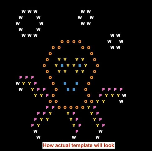 Paper Template Refill Sheets for Basic Fun Lite Brite Ultimate Classic Assorted #1 (10 Pack - 7"x8") in Kuwait