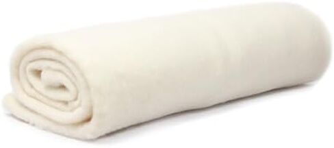 100% Pure Wool Felt Fabric for Needle Felting, Wet Felting, Quilting - Pre-Felted Natural Ecru Wool Batting | DIY Crafts, Wearable Arts, Home Decor (11.8X59 inch) in Saudi Arabia