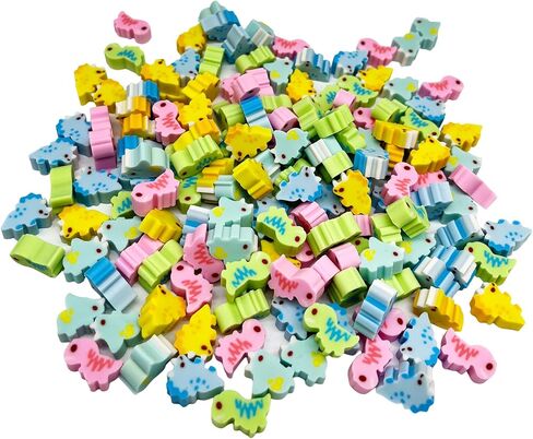 150 Pieces Mini Erasers Assortment Novelty Pencil Erasers Bulk for Rewards Prizes Gift (Dinosaur) in Saudi Arabia