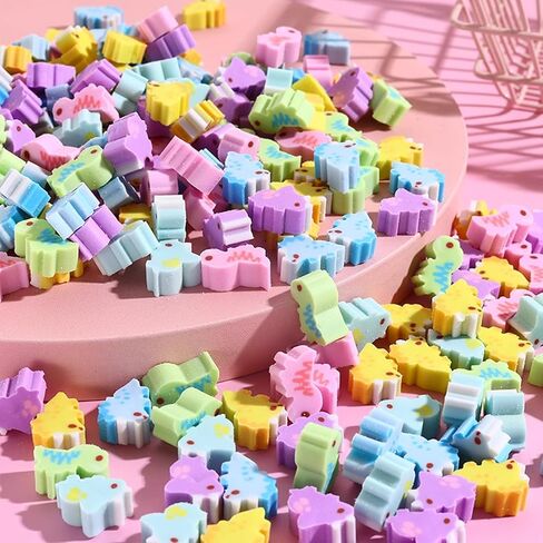150 Pieces Mini Erasers Assortment Novelty Pencil Erasers Bulk for Rewards Prizes Gift (Dinosaur) in Saudi Arabia