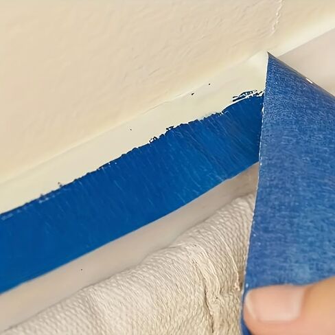 3 Rolls of Blue Masking Tape - Multi-Surface Painter's Tape for Painting & Decorating, Durable & Easy to Remove, Decorating Supplies | Decorative Tape | Smooth Texture in Saudi Arabia