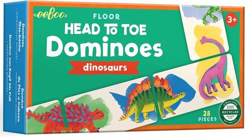 eeBoo: Animal Parade Head to Toe Dominoes, Develops Matching and Concentration Skills, Perfect for Ages 3 and up, Stimulates Learning in a Fun and Easy Way in Kuwait