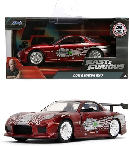 جادا تويز 1:32 سيارة مازدا RX7 السريعة والغاضب 1993 المصبوبة in Saudi Arabia