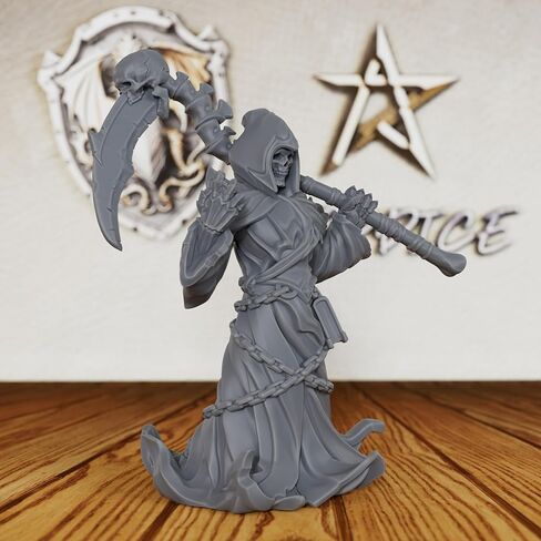 32mm Soul Reaper Miniature for DND Miniatures & Tabletop RPG Game, Unpainted Fantasy Model for TTRPG & RPG Gift-AS196 in Saudi Arabia