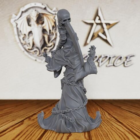 32mm Soul Reaper Miniature for DND Miniatures & Tabletop RPG Game, Unpainted Fantasy Model for TTRPG & RPG Gift-AS196 in Saudi Arabia