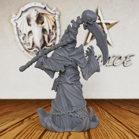 32mm Soul Reaper Miniature for DND Miniatures & Tabletop RPG Game, Unpainted Fantasy Model for TTRPG & RPG Gift-AS196 in Saudi Arabia