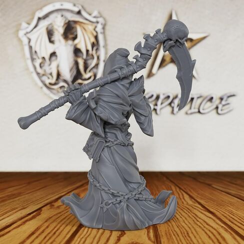 32mm Soul Reaper Miniature for DND Miniatures & Tabletop RPG Game, Unpainted Fantasy Model for TTRPG & RPG Gift-AS196 in Saudi Arabia