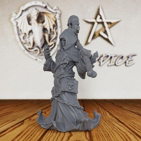 32mm Soul Reaper Miniature for DND Miniatures & Tabletop RPG Game, Unpainted Fantasy Model for TTRPG & RPG Gift-AS196 in Saudi Arabia