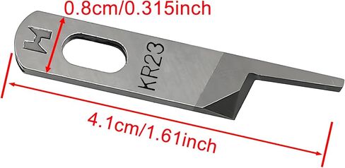 Fbshicung 1Set Upper & Lower Knife #KR23 & KR35 Industrial Serger/Overlock Sewing Machine Knife for for Juki,Siruba,Pegasus in Saudi Arabia