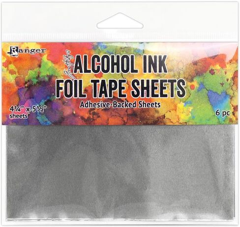 Ranger 4.25" x 5.5" Tim Holtz Alcohol Ink Foil Tape Sheets, Multicolor in Saudi Arabia