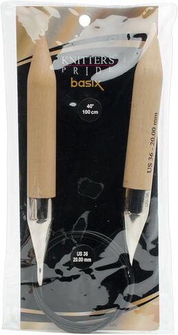 Basix Fixed Circular Needles 40-Size 36/20mm in Saudi Arabia
