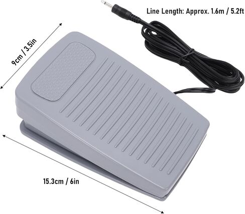 ciciglow Sewing Foot Control Pedal, C-9002 Plastic Sewing Machine Foot Operated Pedal Control for Pfaff, for C22 Single Hole Machines in Saudi Arabia