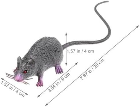 Lifelike Fake Mouse Realistic Mice, Spooky Rat, Halloween Prank, Rubber Rat with Long Tail, Creepy April Fool's Day Decorations in Saudi Arabia