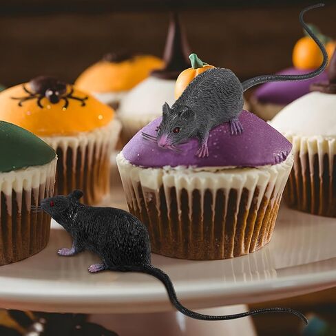 Lifelike Fake Mouse Realistic Mice, Spooky Rat, Halloween Prank, Rubber Rat with Long Tail, Creepy April Fool's Day Decorations in Saudi Arabia