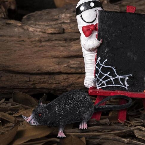 Lifelike Fake Mouse Realistic Mice, Spooky Rat, Halloween Prank, Rubber Rat with Long Tail, Creepy April Fool's Day Decorations in Saudi Arabia