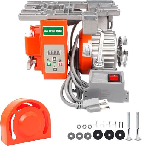 CNCTOPBAOS 750W 110V AC محرك سيرفو لآلة الخياطة الصناعية، 1HP CW/CCW محرك مغناطيسي دائم بدون فرش ومجموعة تحكم، عزم دوران عالٍ 5N.m، مع سرعة تبديل القدم قابلة للتعديل 200-6000 دورة في الدقيقة in Saudi Arabia