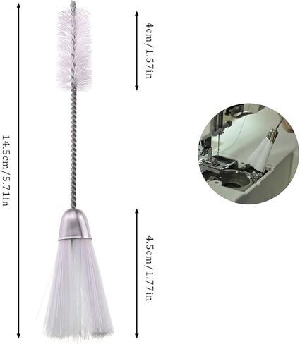 4PCS Cleaning Sewing Machine Tool Lint Brush, Tweezer, Screwdrivers Sewing Machine, Overlock and Serger Service Kit in Kuwait