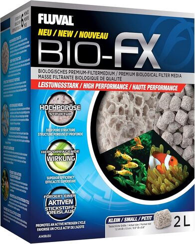 Fluval BIO-FX Biological Filter Media – 2 L Premium Ceramic Bio Media for Freshwater & Saltwater Aquariums – High Surface Area for Beneficial Bacteria Growth – Fits All Canister & Power Filters in Saudi Arabia