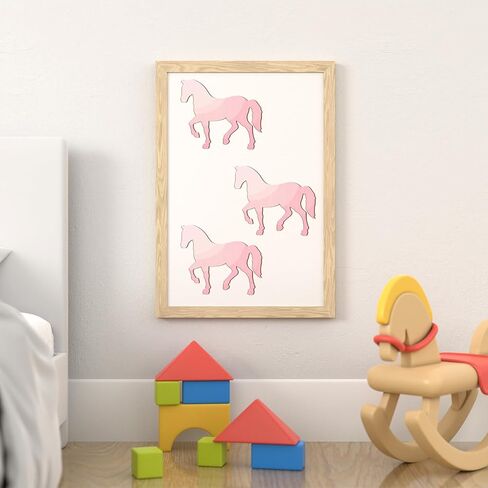 20 Pcs Wooden Horse, 4 Inch Horse Ornaments Unfinished Wood Wood Running Horses Cutouts for Making Gift Tags Home Party Decoration in Saudi Arabia