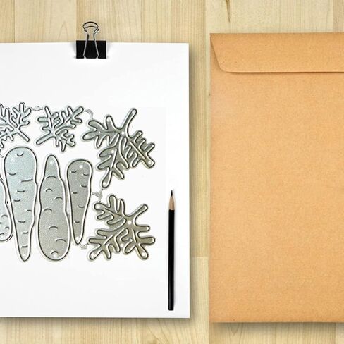 Carrot Metal Cutting Dies for Easter Card Making,Cute Carrot Embossing Stencil Metal Cutting Dies DIY Easter Decor Craft Dies for DIY Scrapbooking Photo Album Gift Metal Cutting Dies for Card Making in Saudi Arabia